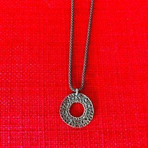 Silpada Sterling Silver Necklace with Circle Pendant